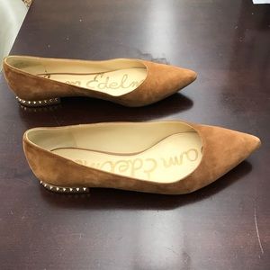Sam Edelman tan suede flats size 9
